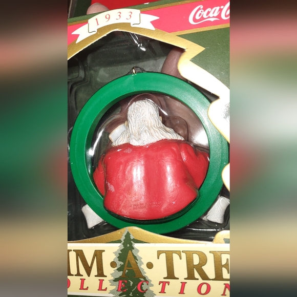 Vintage bundle 1990's Coca Cola Santa Ornaments & Cards New In Boxes Great Gift - Picture 4 of 11